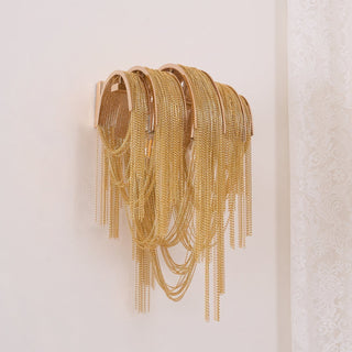 Chains Applique Murale Postmoderne de Luxe avec Franges