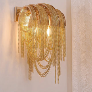 Chains Applique Murale Postmoderne de Luxe avec Franges
