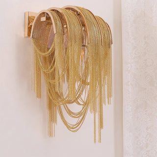 Chains Applique Murale Postmoderne de Luxe avec Franges