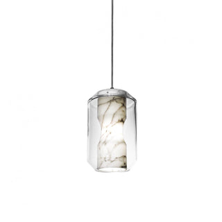 Allirila Lampe à Suspension Moderne Et Minimaliste En Verre Albâtre-Luire
