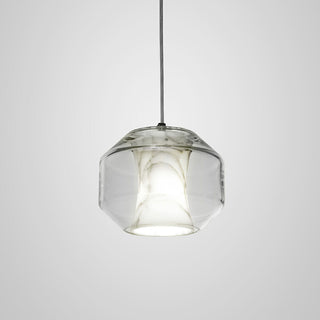 Allirila Lampe à Suspension Moderne Et Minimaliste En Verre Albâtre-Luire