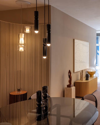 Allirila Lampe à Suspension Moderne Et Minimaliste En Verre Albâtre-Luire