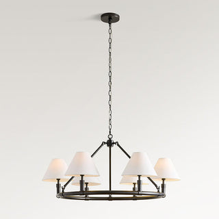 Lymara Lustre Industriel Vintage Robert Tissu