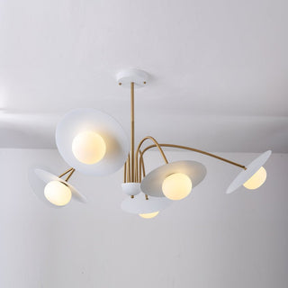 Lustra Lustre avec Champignon Inspiré de l'Art Déco