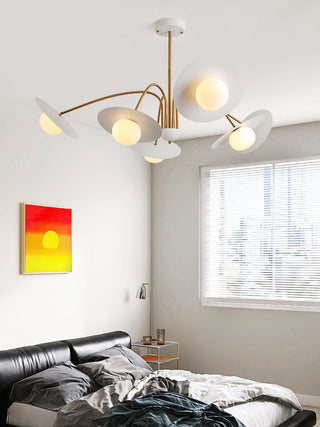Lustra Lustre avec Champignon Inspiré de l'Art Déco