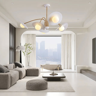 Lustra Lustre avec Champignon Inspiré de l'Art Déco