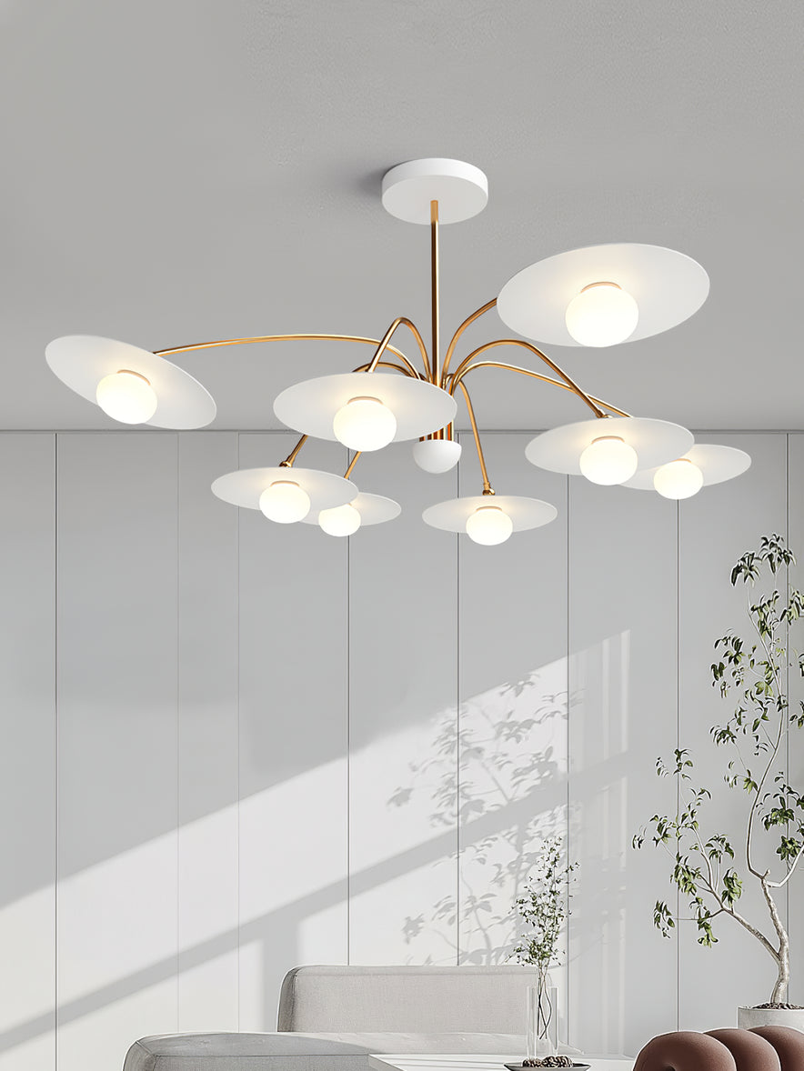 Maroria Lustre avec Champignon Inspiré de l'Art Déco