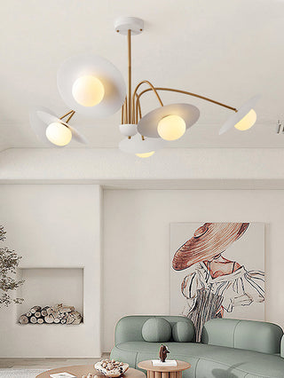 Lustra Lustre avec Champignon Inspiré de l'Art Déco