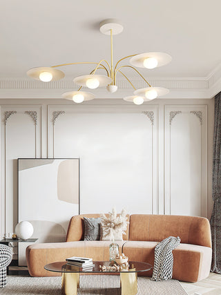 Lustra Lustre avec Champignon Inspiré de l'Art Déco