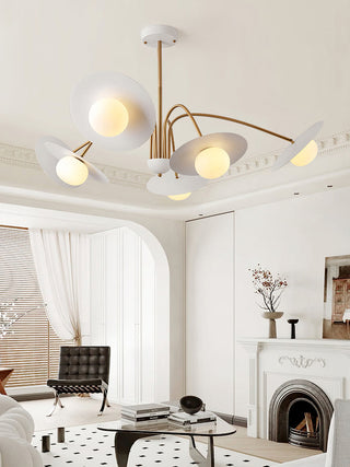 Lustra Lustre avec Champignon Inspiré de l'Art Déco