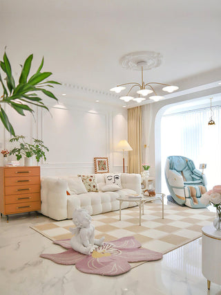 Lustra Lustre avec Champignon Inspiré de l'Art Déco