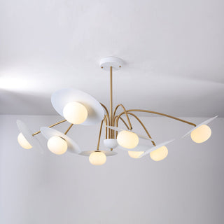 Lustra Lustre avec Champignon Inspiré de l'Art Déco