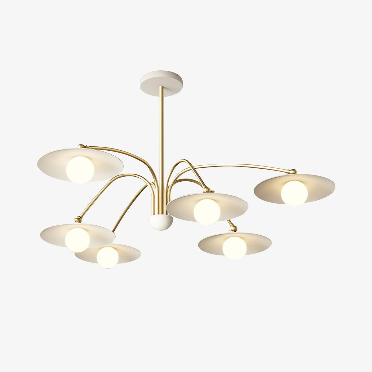 Maroria Lustre avec Champignon Inspiré de l'Art Déco