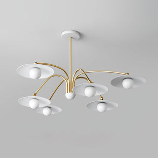 Lustra Lustre avec Champignon Inspiré de l'Art Déco