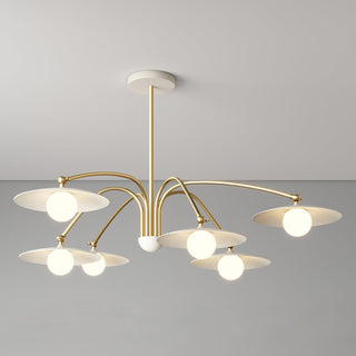 Lustra Lustre avec Champignon Inspiré de l'Art Déco