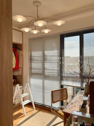 Lustra Lustre avec Champignon Inspiré de l'Art Déco
