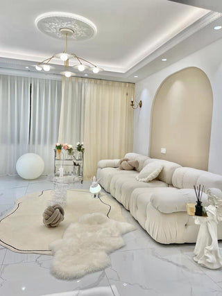 Lustra Lustre avec Champignon Inspiré de l'Art Déco