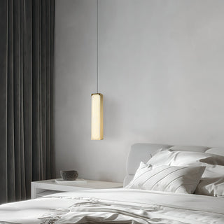 Gleam Lumière de Suspension Moderne Minimaliste en Laiton et Albâtre
