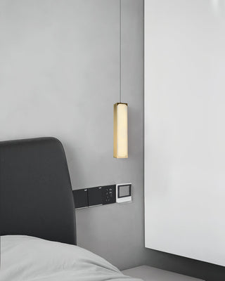 Gleam Lumière de Suspension Moderne Minimaliste en Laiton et Albâtre