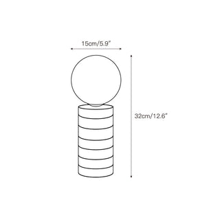 Lampe de Table Charade en Marbre