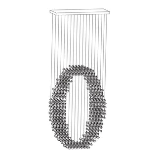 Arsilus Charcoal Stone Cascade Lustres O
