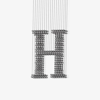 Arsilus Charbon Pierre Cascade Lustres H