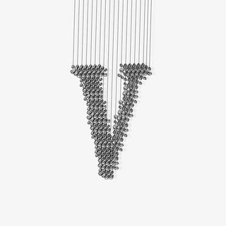 Arsilus Charcoal Stone Cascade Lustres V