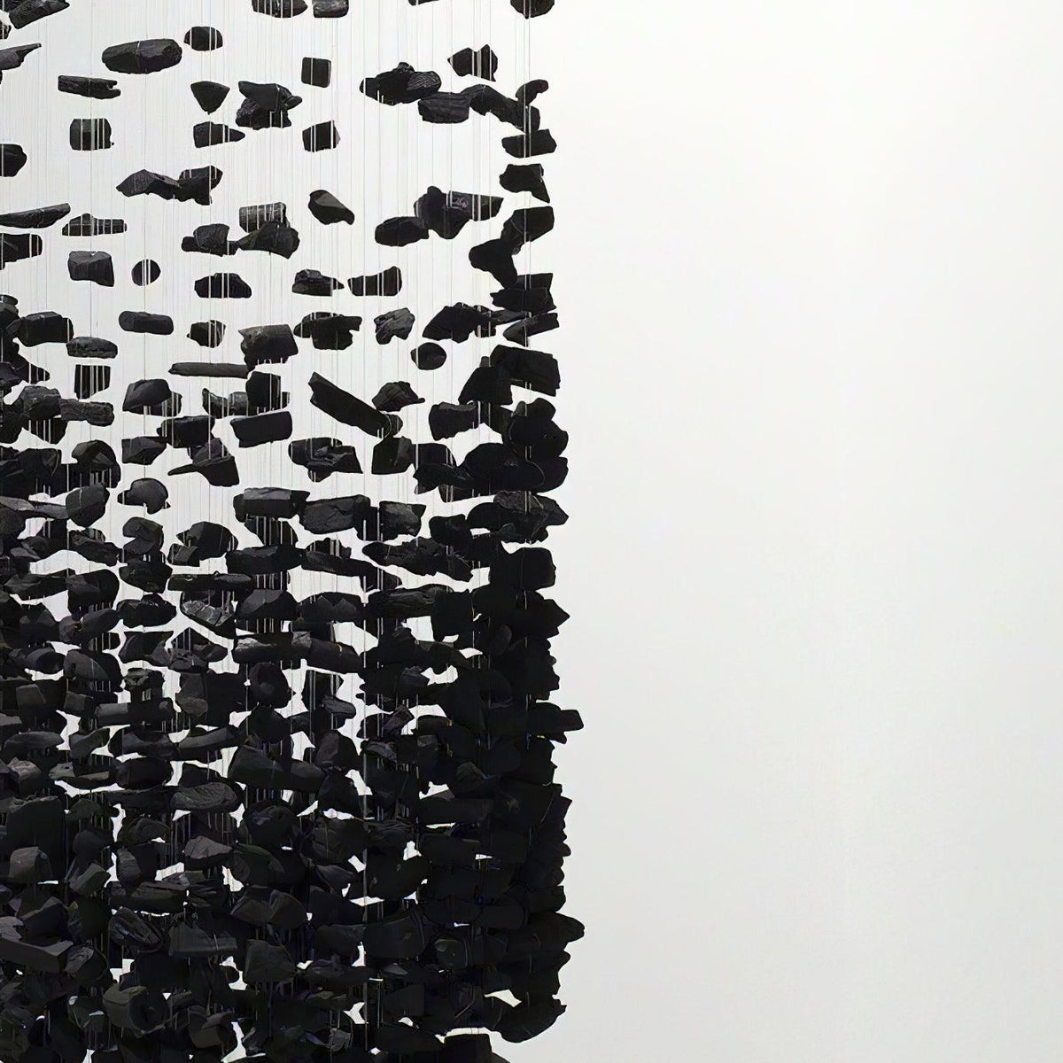 Helise Charbon Pierre Cascade Lustres J
