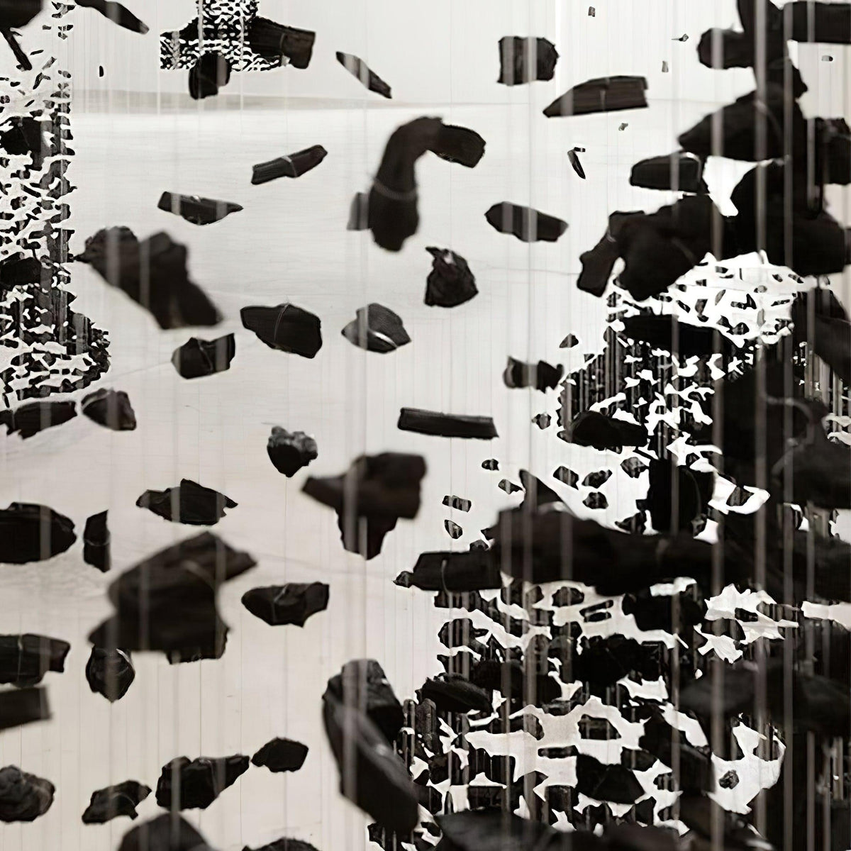 Galara Charbon Pierre Cascade Lustres L