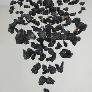 Arsilus Charcoal Stone Cascade Lustres V