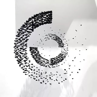 Arsilus Lustres en Cascade Couleur Pierre Anthracite pour Un Espace Artistique