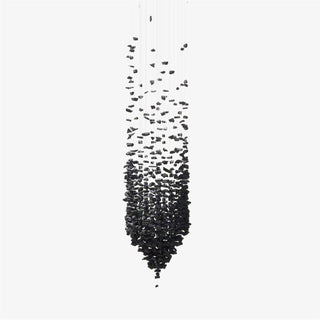 Arsilus Lustre Sculptural en Pierre Charbon