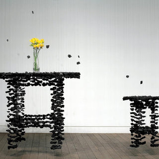 Arsilus Lustre Sculptural en Pierre Charbon