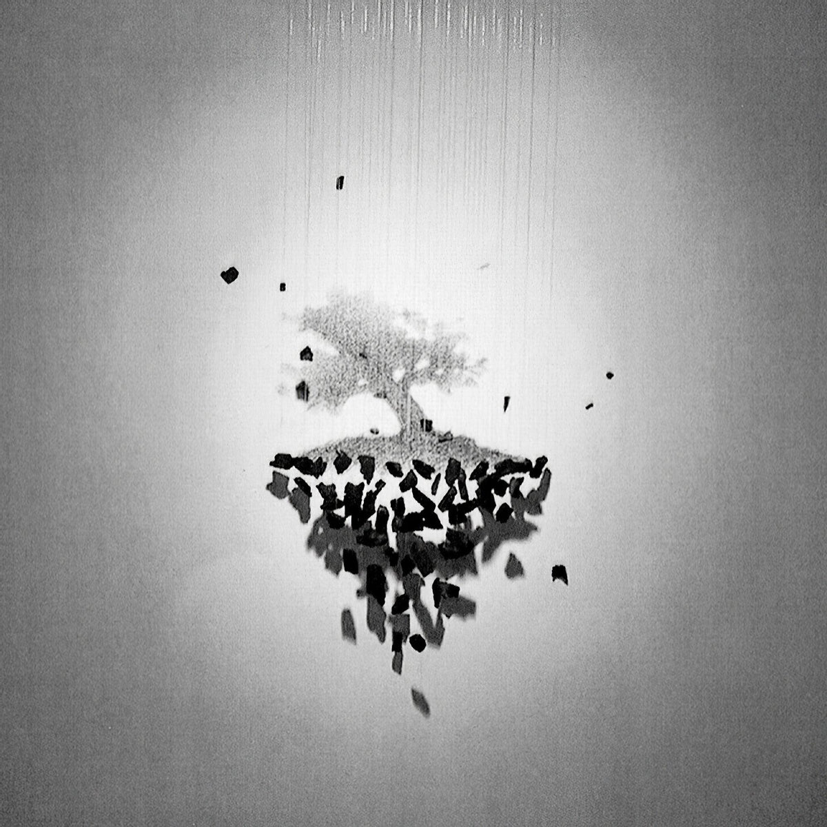Nelessa Lustre sculptural en pierre charbon, lettres de G à L