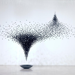 Arsilus Lustre Sculptural en Pierre Charbon
