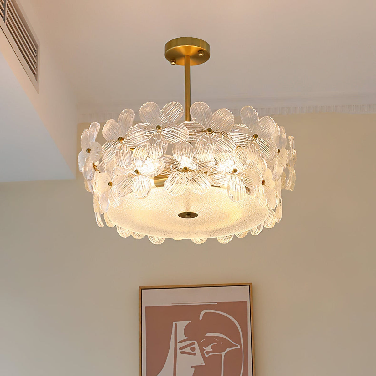 Kite Lustre en Métal Verre Postmoderne Luxueux d'Art Unique