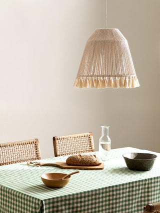 Alsolia Lampe Suspension à Corde Traditionnelle