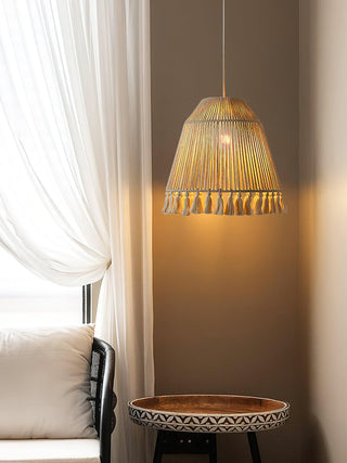 Alsolia Lampe Suspension à Corde Traditionnelle