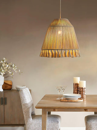 Alsolia Lampe Suspension à Corde Traditionnelle