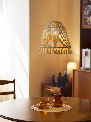 Alsolia Lampe Suspension à Corde Traditionnelle
