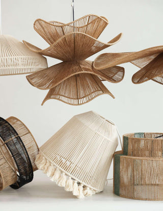 Alsolia Lampe Suspension à Corde Traditionnelle