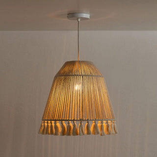 Alsolia Lampe Suspension à Corde Traditionnelle