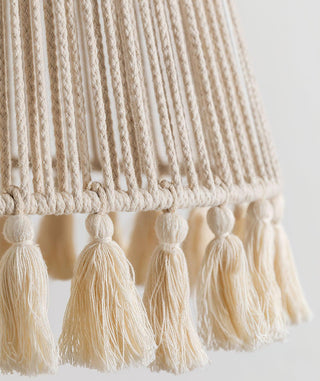 Alsolia Lampe Suspension à Corde Traditionnelle