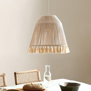 Alsolia Lampe Suspension à Corde Traditionnelle