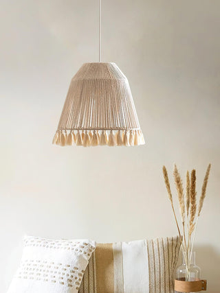 Alsolia Lampe Suspension à Corde Traditionnelle