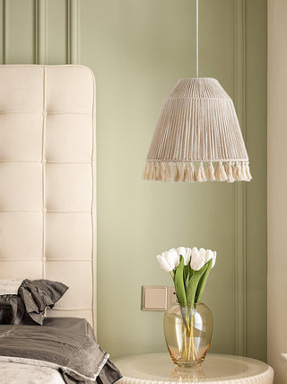 Alsolia Lampe Suspension à Corde Traditionnelle