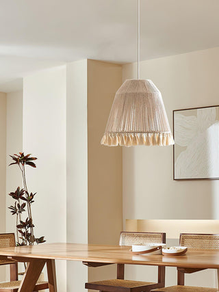 Alsolia Lampe Suspension à Corde Traditionnelle