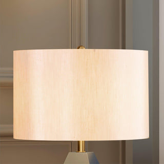 Prism Contemporary Fabric Table Lamp-Neutral Decor