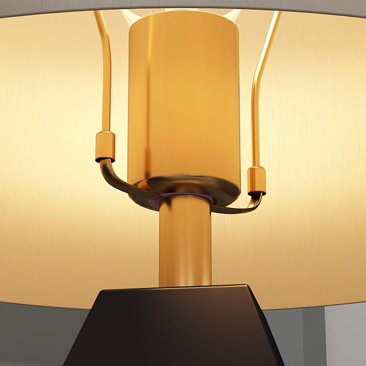 Prism Contemporary Fabric Table Lamp-Neutral Decor