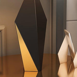 Prism Contemporary Fabric Table Lamp-Neutral Decor